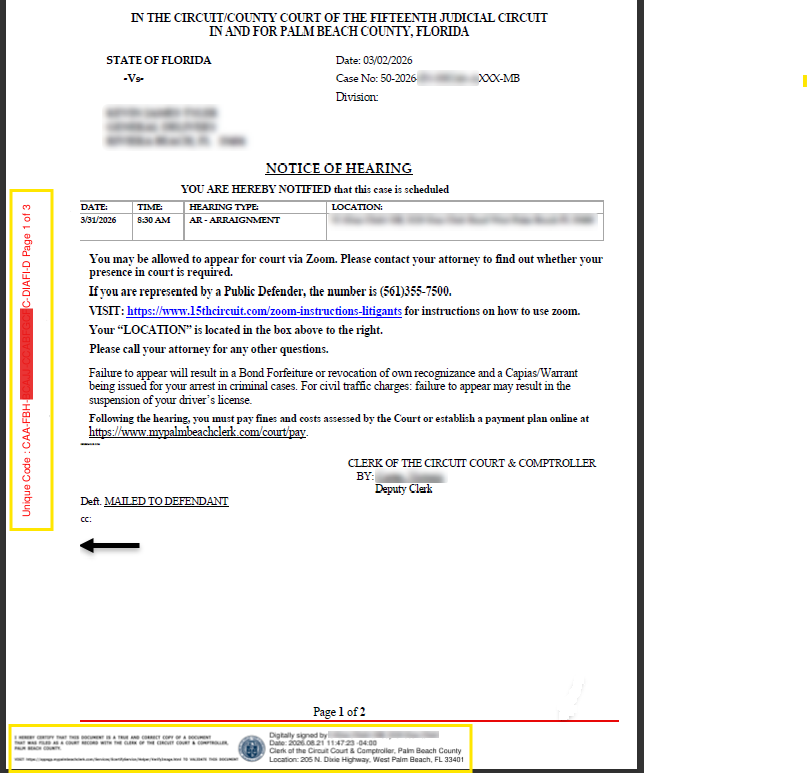 Certified Documents with Electronic stamp and seal